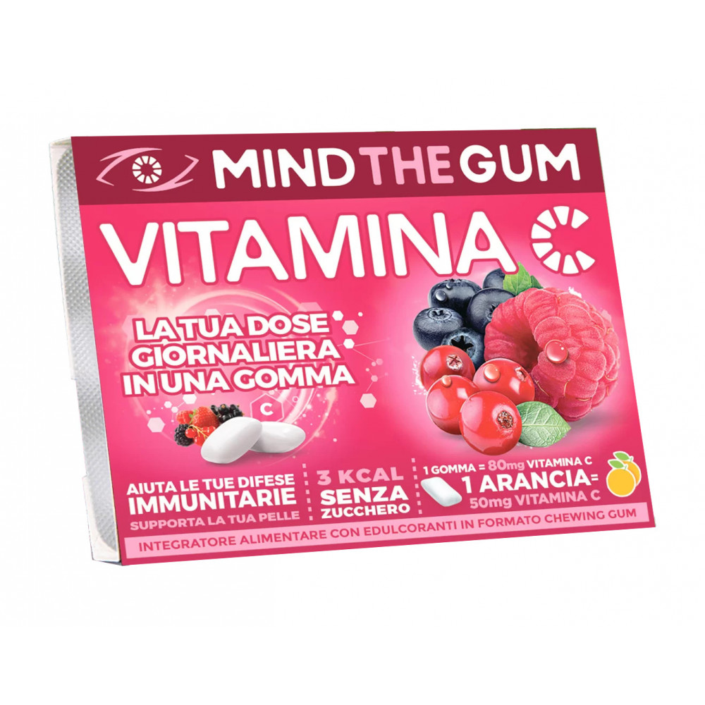 MIND THE GUM – VITAMINA C FRUTTI ROSSI